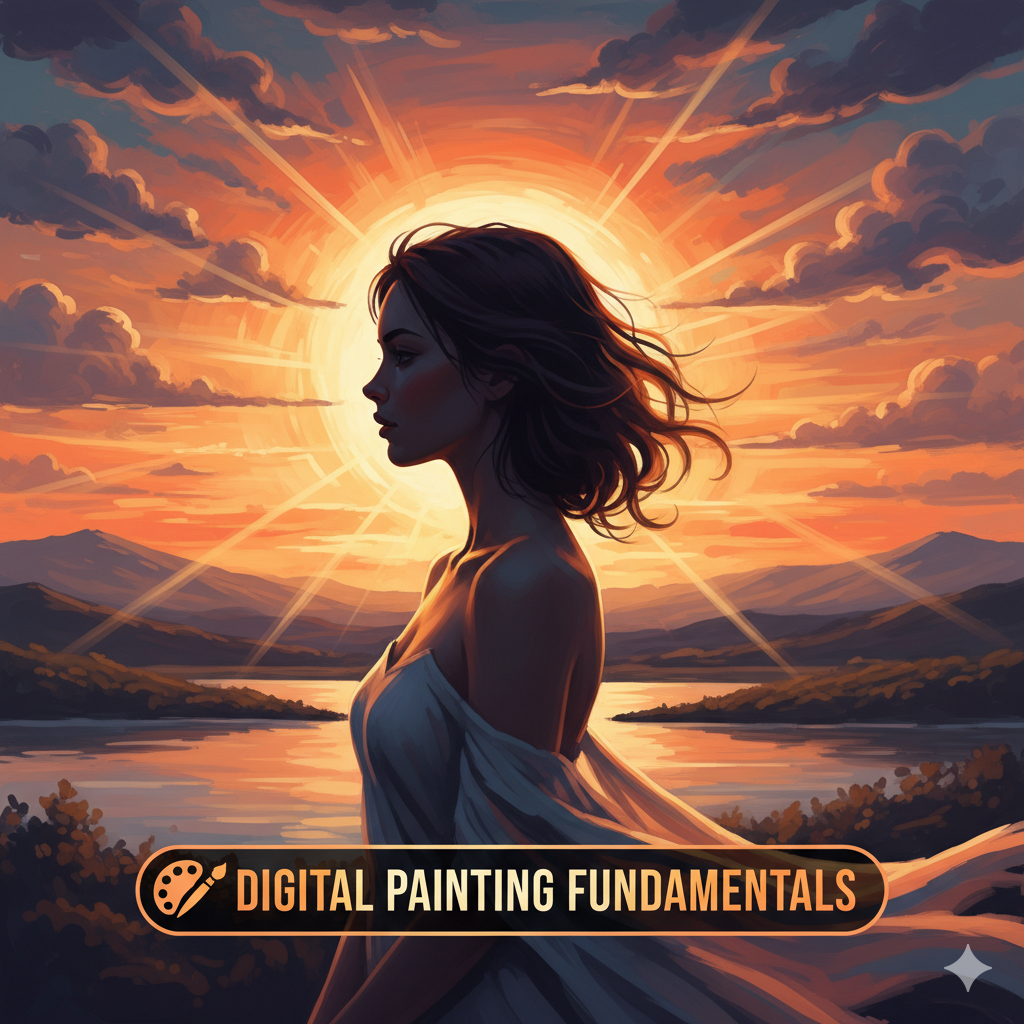 Digital Painting by Elena Petrov Digital Painting by Elena Petrov